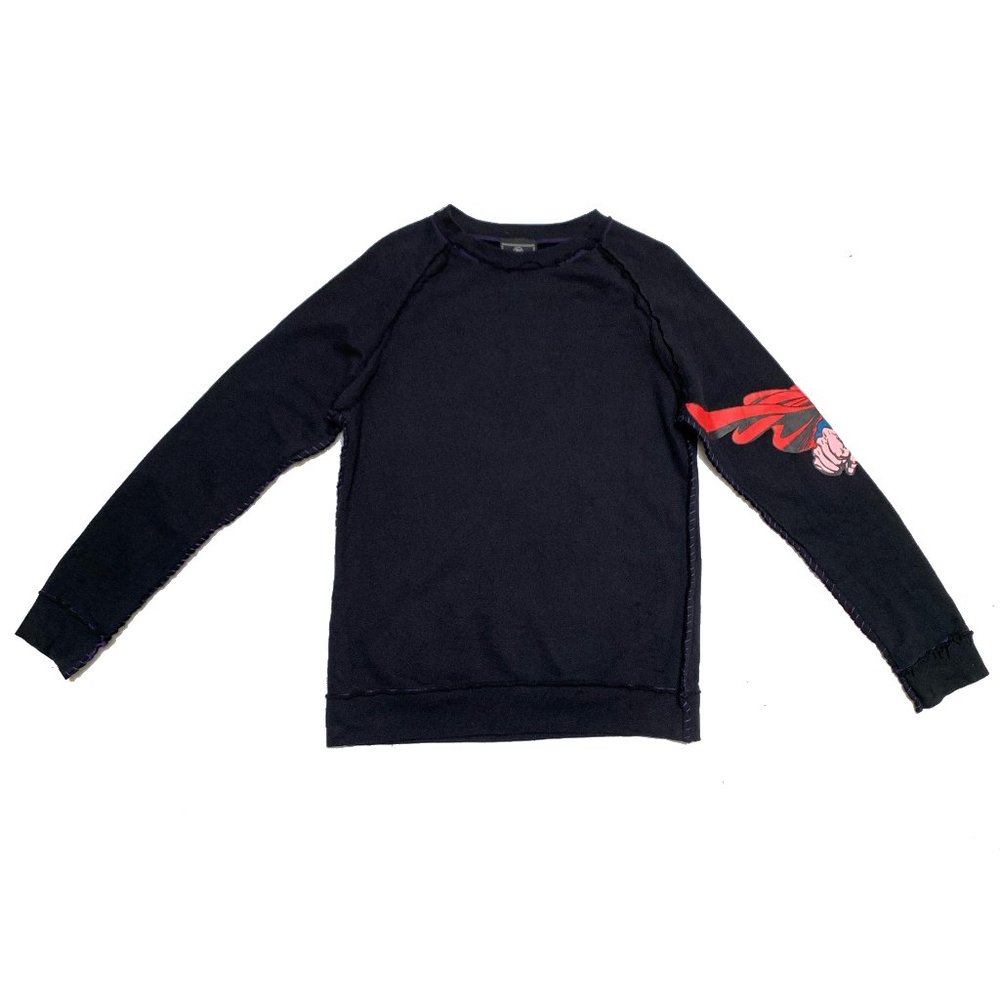 DC Comics Superman Crew Neck Sweater Black